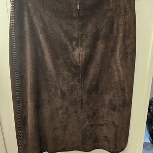 Michael Kors Chocolate Brown Pencil Skirt
